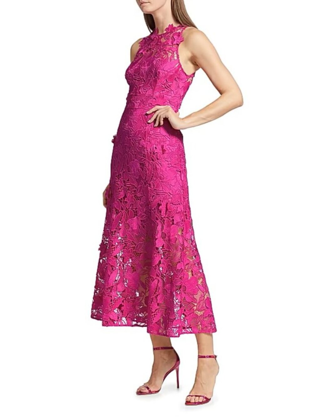 Monique Lhuillier Colette Lace Gown - New With Tags.